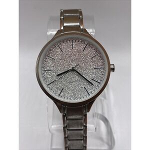 Nine West Women's Quartz Watch Glitter Dial 36mm Case NW/2337- New Battery